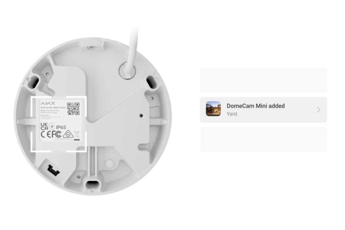 Instalacja DomeCam (5Mp / 4 mm)